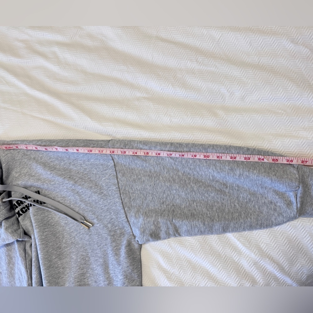 ARMANI EXCHANGE Gray Oversized Sweat Hoodie - Picture 9 of 9